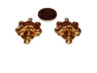Brass Victorian Style Lady Connectors- 2 Loop -USA