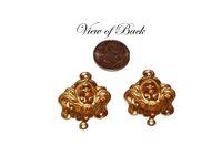 Brass Victorian Style Lady Connectors- 2 Loop -USA