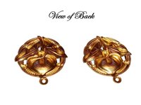 Solid Brass Calla Lily Flower Stamping Charms USA