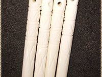 White Bone Tusk Hair Sticks -4 pieces per order