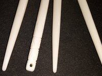 White Bone Tusk Hair Sticks -4 pieces per order