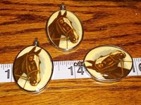 NOS Horse Head Pendant- West Germany