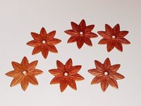 Vintage Rosette Japanese Copper Stamping 31mm