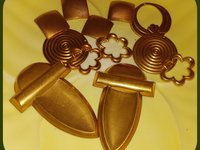 Unique Freeform Vintage Brass Findings Made in USA Lot