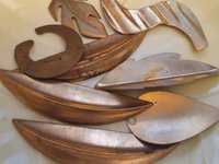 Unique Freeform Vintage Brass Findings Made in USA Lot