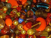 Assortment of Vintage Glass Beads