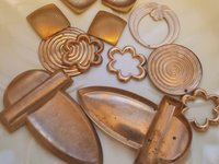 Unique Freeform Vintage Brass Findings Made in USA Lot