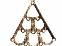 Gold Plated Lightweight Metal Chandelier Earrings Connectors