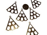 Gold Plated Lightweight Metal Chandelier Earrings Connectors