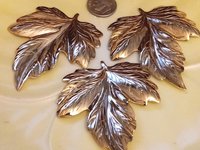 Large 2 -3/8 Inch Leaf Stamping