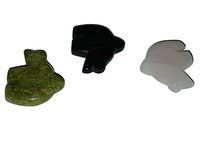 Genuine Stone Bear Pendants: Jewelry Making Set