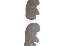 Genuine Rose Quartz Buffalo Beads