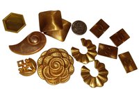 Unique Freeform Vintage Brass Stampings Made in USA Lot