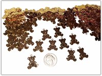 Adorable Teddy Bear Charm with Heart in Center -10 pcs