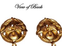 Solid Brass Calla Lily Flower Stamping Charms USA