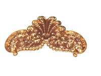 Art Nouveau Style Brass Centerpiece Stamping-USA