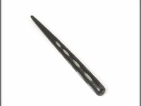 Pair of Bone Hair Sticks, 4-1/2 inches with Spotted Design, End-Drilled