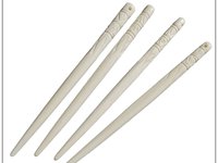White Bone Tusk Hair Sticks -4 pieces per order