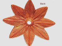 Vintage Rosette Japanese Copper Stamping 31mm