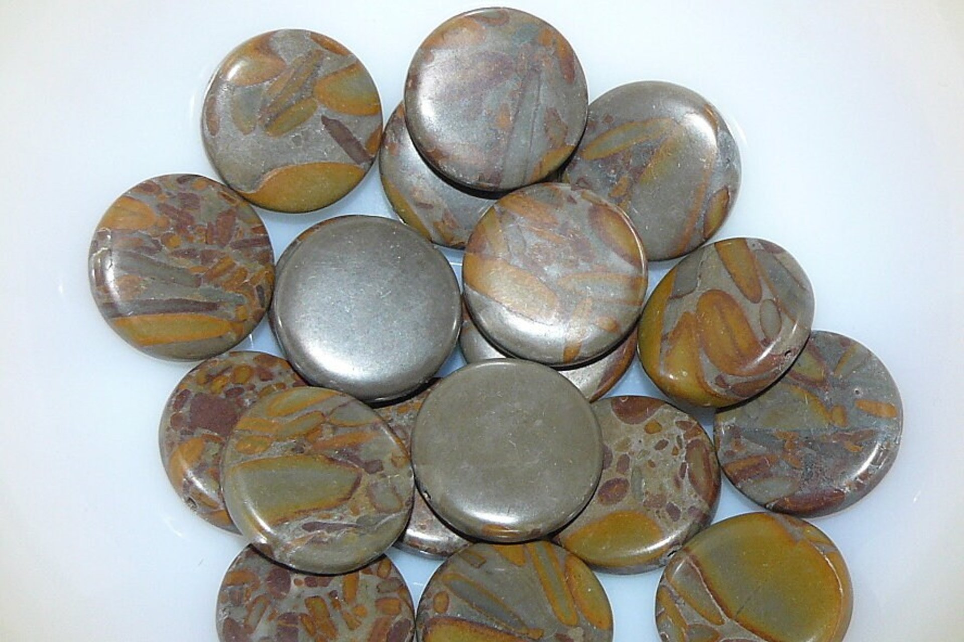 Red Creek Jasper Round Beads 20mm