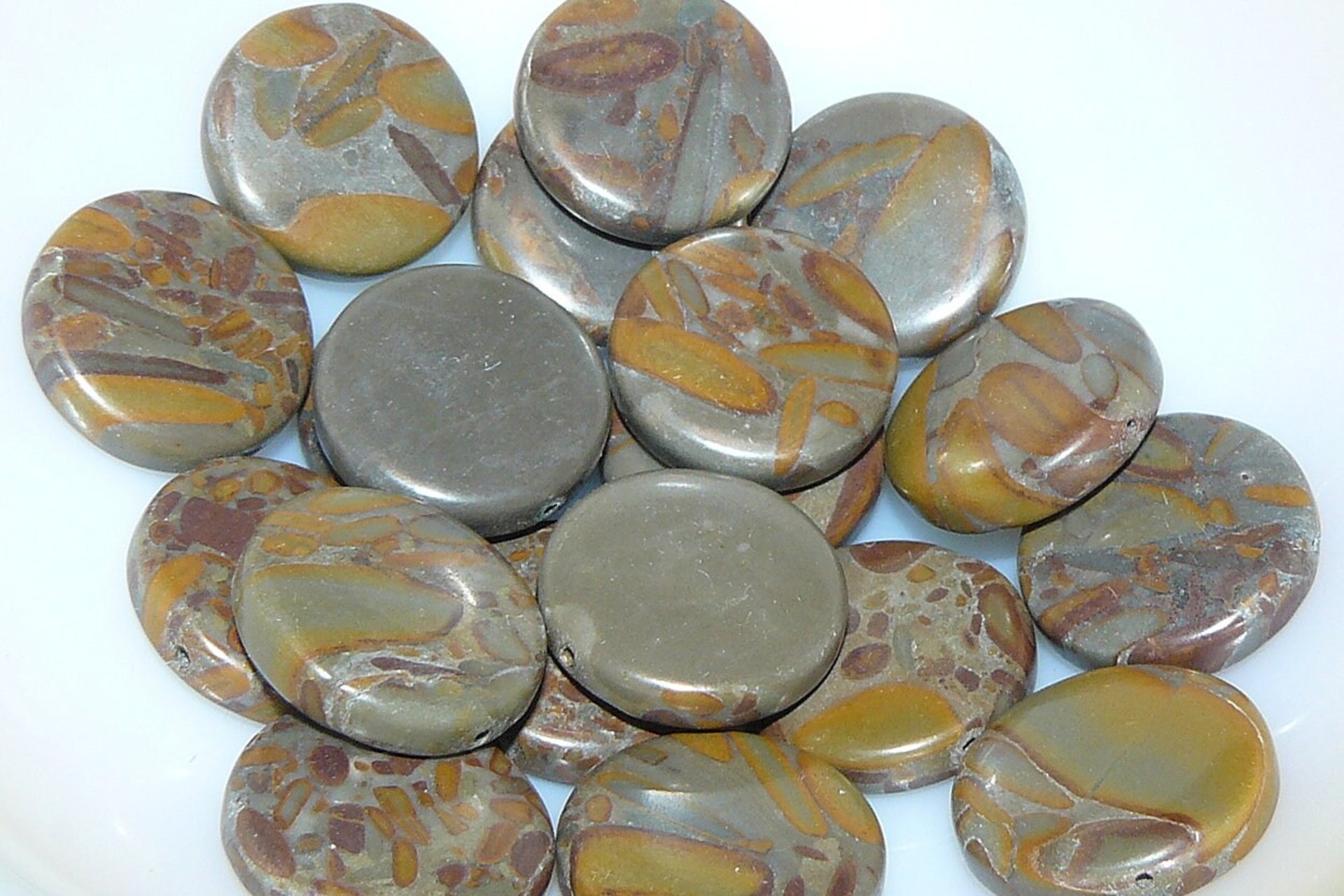 Red Creek Jasper Round Beads 20mm