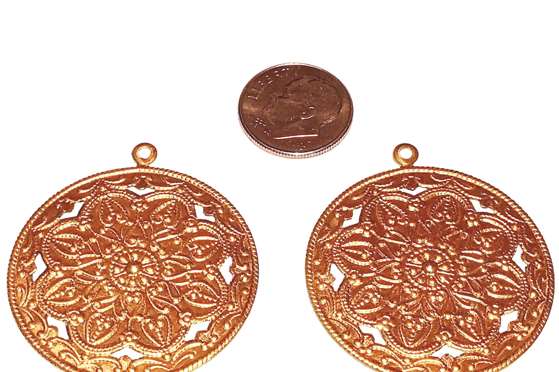 Solid Brass Pendant 36mm
