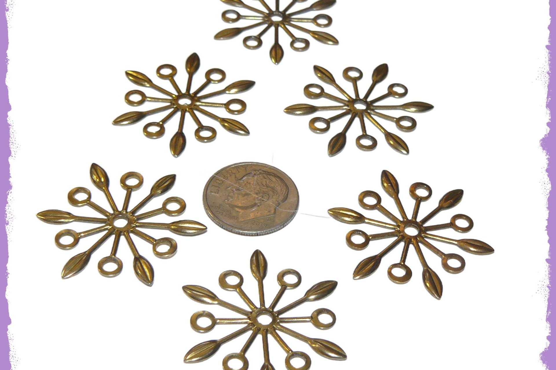 Unique Gold Plated Stampings