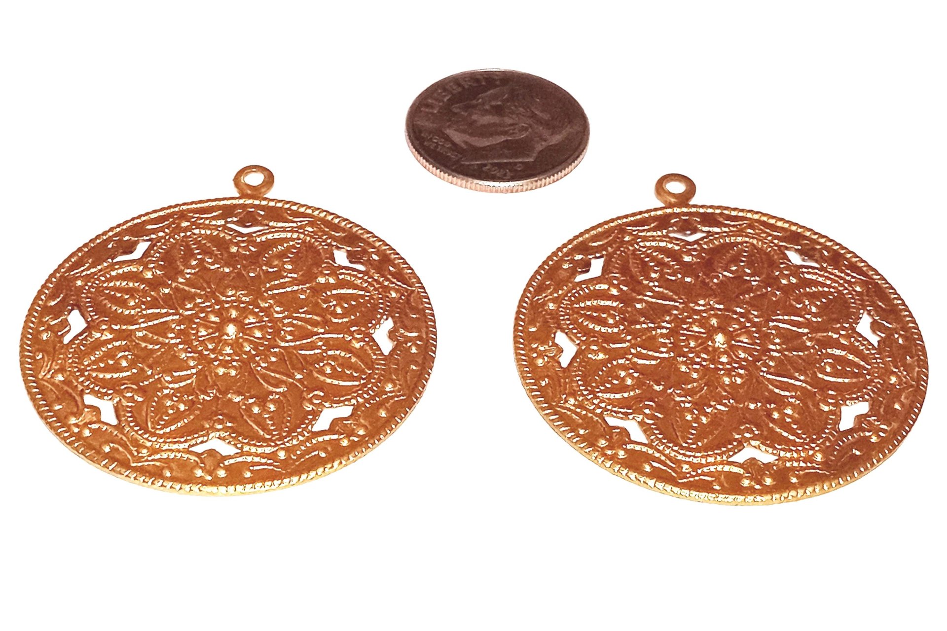 Solid Brass Pendant 36mm