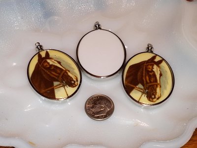 NOS Horse Head Pendant- West Germany