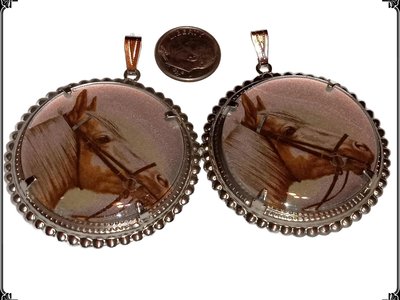 NOS Horse Head Pendant -West Germany